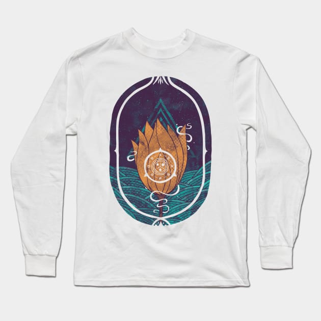 Pulsatilla Patens Long Sleeve T-Shirt by againstbound